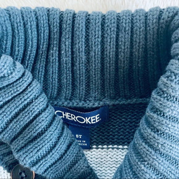 Kids Sweater Pullover Shawl Collar - Picture 3 of 7